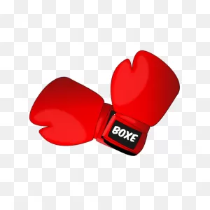 Red Boxing Gloves Vector Clip Art | Free PNG-WebP