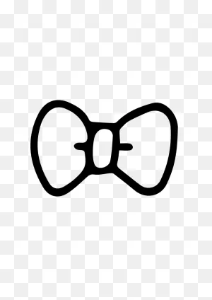 Bow Tie Outline Black And White Clipart Free PNG-WebP File - PNG-WebPheart ClipartFlare.com