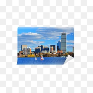 Boston, Massachusetts Skyline At Back Bay Wall Mural • Pixers ClipartFlare.com 