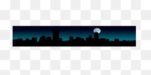 Skyline Boston Night - Free Vector Graphic On ClipartFlare