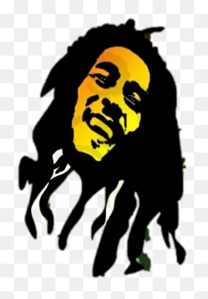 Bob Marley Sticker Design Clipart - Full Size Clipart (#5473186 ClipartFlare.com 