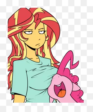Reiduran, Boobhat, Breasts, Busty Sunset Shimmer, Clothes, - Mlp ClipartFlare.com 