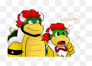 Bowser And Teen Bowser Jr By Natsuko-The-Mun On 