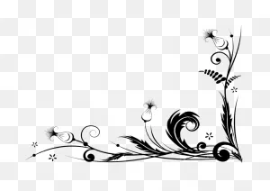 Clipart Resolution 1300*919 - Black And White Designs Borders Of ClipartFlare.com 