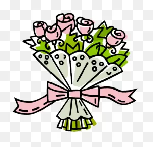 Bouquet Of Roses Clipart - Clipart Suggest