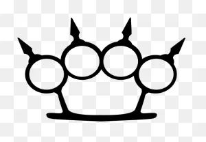Brass Knuckles Png Clipart - Full Size Clipart (#1144045) - ClipartFlare