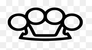 Collection Of Free Knife Vector Brass Knuckle - Brass Knuckles Png ClipartFlare.com 