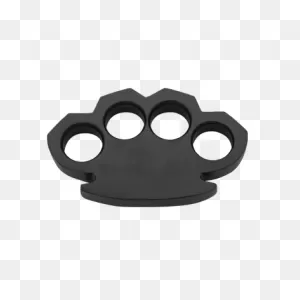 Steam Punk Solid Black Steel Knuckle (600 Grams) | Knockout Knucks
