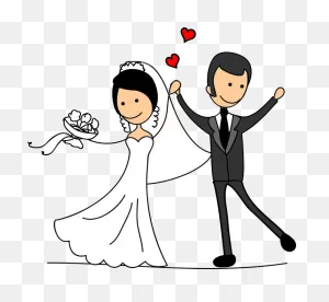 Bride Clipart Black And White - Png Download - Large Size Png ClipartFlare.com 