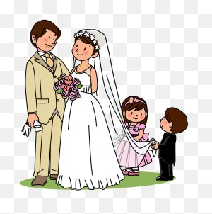 Bride And Groom Are At The Wedding Clipart. Free Download ClipartFlare.com 