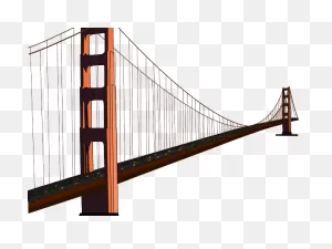 Golden Gate Bridge Clipart - Golden Gate Bridge | Full Size Png ClipartFlare.com 
