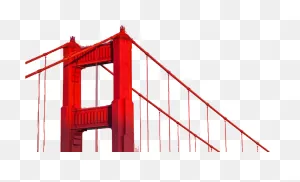 San Francisco Bridge Png - Golden Gate Bridge Clipart - Full Size ClipartFlare.com 