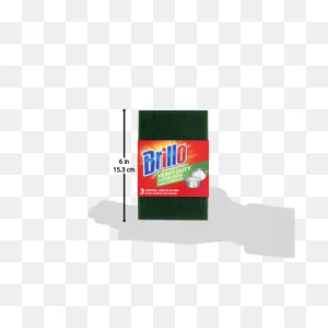 Brillo Heavy Duty Scouring Pad, 3 Ct