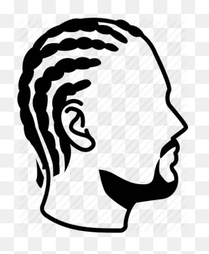 Braid Clipart Cornrow - Hairstyle Transparent Male Png - (421X512 ClipartFlare.com 