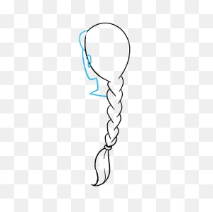 How To Draw A Braid – Really Easy Drawing Tutorial