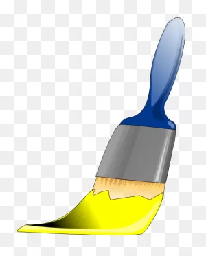 Download Paint Brush Clipart Yellow - Yellow Paint Brush Clipart ClipartFlare.com 