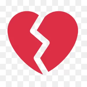 Broken Heart Emoji Clipart. Free Download Transparent .png | ClipartFlare