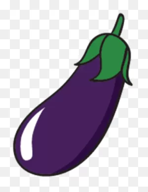 Jam Clip Art Transprent - Purple Eggplant Clipart - Png Download ClipartFlare.com 