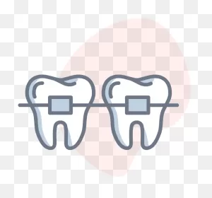 Transparent Teeth With Braces Clipart - Dental Braces Icon - Png ClipartFlare.com 