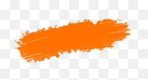 Orange Grunge Brush Stroke - Png Press - Transparent Png Free Download