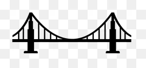 Golden State Bridge Png - Suspension Bridge Clip Art Transparent ClipartFlare.com 
