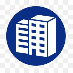 Building Facilities Maintence - Blue Building Icon Png Clipart ClipartFlare.com 