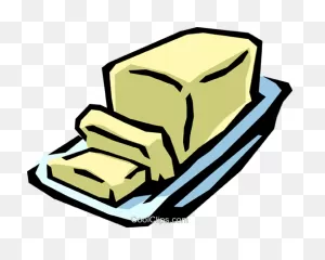 Butter Dish Royalty Free Vector Clip Art Illustration -Food0482 ClipartFlare.com 