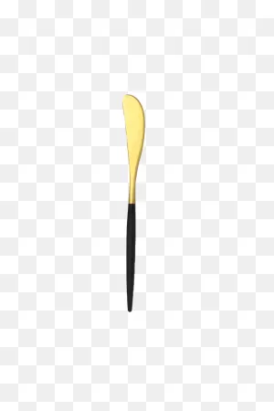 Goa Gold With Black Butter Knife - Theoni Collection