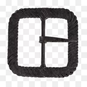 3 Inch Twisted Iron Square Buckle - Hw-700292 - Larp Distribution