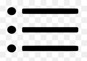 List Unorder Text Bullet Point Editor Comments - Wait And Black ClipartFlare.com 