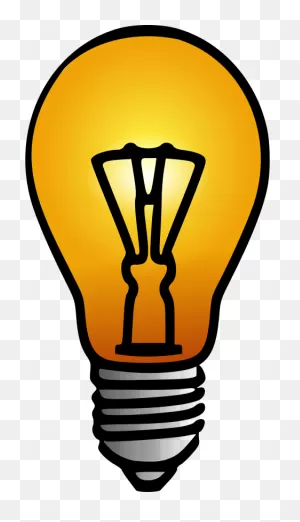 Thinking Brain Cliparts - Light Bulb Clipart Png Transparent Png ClipartFlare.com 