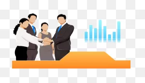 Businessperson Teamwork Company - Unity And Cooperation Of ClipartFlare.com 