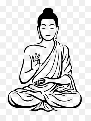 Drawing Buddha Painting - Easy Gautam Buddha Drawing Clipart ClipartFlare.com 
