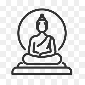 Vector Buddha Statue Png Clipart | 