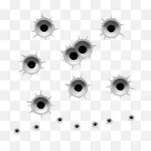 Bullet Royalty-Free Stock Photography - Vector Bullet Holes Png ClipartFlare.com 