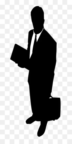 Businessman Man Silhouette - Free Vector Graphic On ClipartFlare