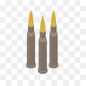 Ammo, Bullet, Business, Cartoon, Isometric, Rifle, Silhouette Icon ClipartFlare.com 
