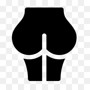 Butt Icon - Ass Icon Png - (512X512) Png Clipart Download