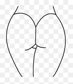 Butt Vector - Ass Kisekae Clipart - Full Size Clipart (#1399935 ClipartFlare.com 