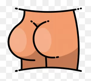 Butt Vector PNG-WebP Icon - Png Repo Free Png Icons