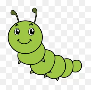 How To Draw A Cute Caterpillar - Drawing Of A Caterpillar Clipart ClipartFlare.com 