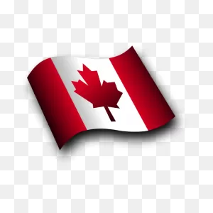 Canadian Waving Flag Vector Image | Free PNG-WebP