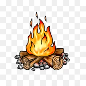 Campfire Clipart Clear Background Pencil And In Color Campfire ClipartFlare.com 