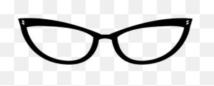 Cartoon Cat Eye Glasses Clipart - Full Size Clipart (#5505095 ClipartFlare.com 
