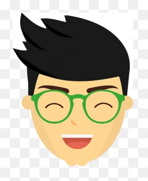 Male Cartoon Face With Glasses Clipart - Full Size Clipart ClipartFlare.com 