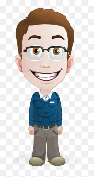 Smart Little Kid With Glasses Cartoon Vector Character - 56 Illustrations |  Graphicmama