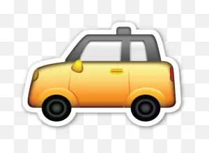 Download Hd Emoji Clipart Car - Emoji Taxi Png Transparent Png ClipartFlare.com 