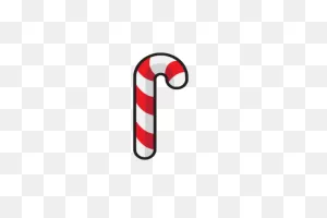 Candy Cane In Christmas Party Icon