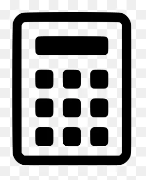 Clipart Resolution 798*980 - Calculator Icon White Png Transparent ClipartFlare.com 