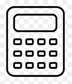 Download Free Calculator Clipart Png - White Calculator Icon Png ClipartFlare.com 